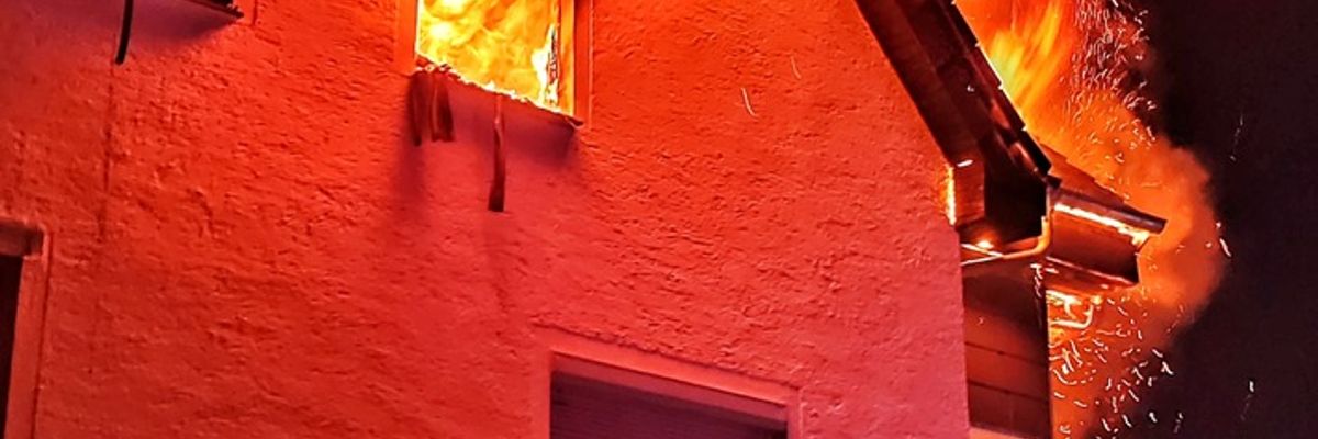 FW Stockach: Gebäudebrand