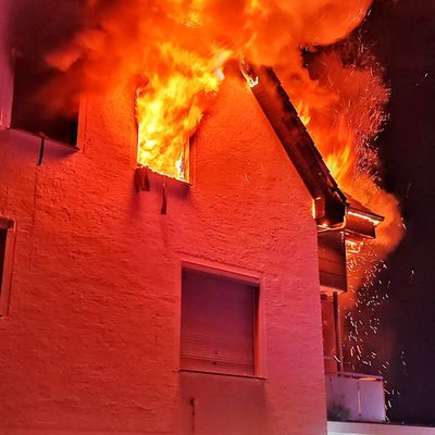 FW Stockach: Gebäudebrand