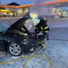 FW-ROW: Pkw gerät in Brand - eine Person verletzt
