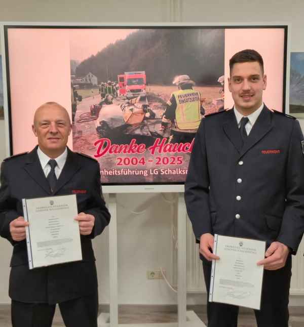 FW Schalksmühle: Neues Jahr, neuer Löschgruppenführer