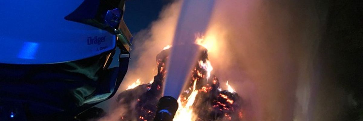 FW-BOT: Gartenlaubenbrand in Bottrop-Eigen