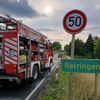 FW-AR: PKW nach Unfall in Vollbrand