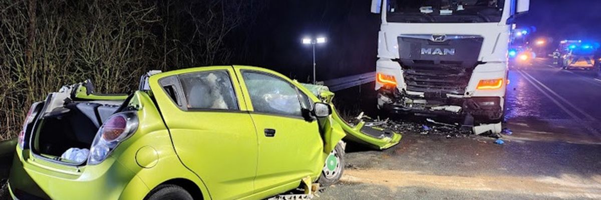 FW Gangelt: Vier Verletzte bei Verkehrsunfall auf B56n