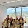 FW-KLE: Vier Klever Feuerwehrleute meistern den Firefighter Stair Climb