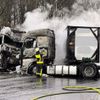 FW-GLA: Auffahrunfall auf der A2 - LKW in Vollbrand (Abschlussmeldung)
