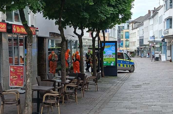 FW Paderborn: Pulverfund in der Paderborner Innenstadt