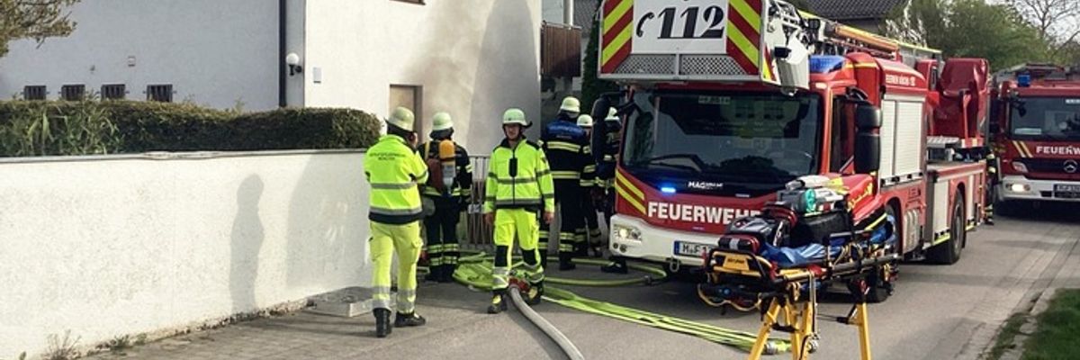 FW-M: Kellerbrand in Wohnanwesen (Obermenzing)