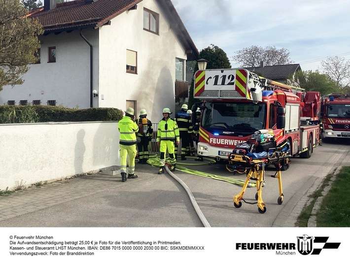 FW-M: Kellerbrand in Wohnanwesen (Obermenzing)