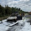 FW Ratingen: Brennender Pkw auf der BAB 52