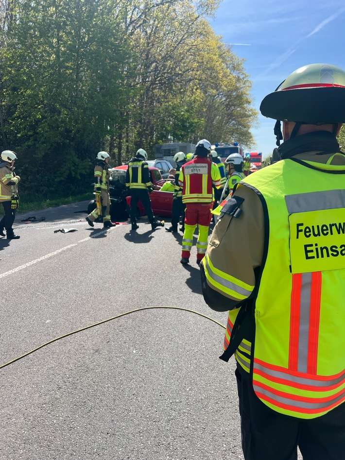 FW Witten: Folgemeldung - Verkehrsunfall mit Verletzten