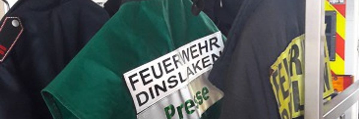 FW Dinslaken: Einsatz Gasaustritt in der Innenstadt.
