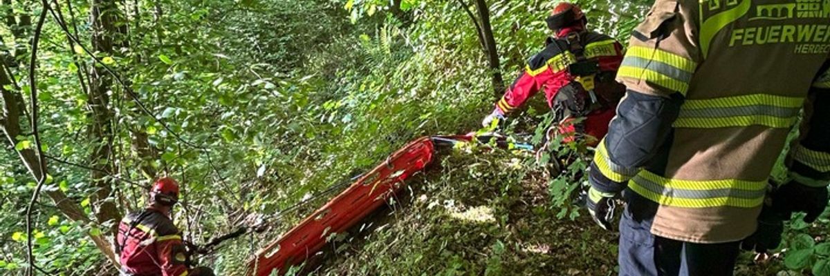 FW-EN: Unfall am Silbersee - Aufwändige Rettung eines 16-jährigen Jugendlichen