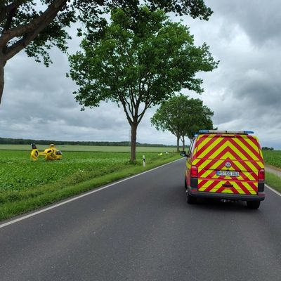 FW Gangelt: Verkehrsunfall mit schwer verletztem Kradfahrer