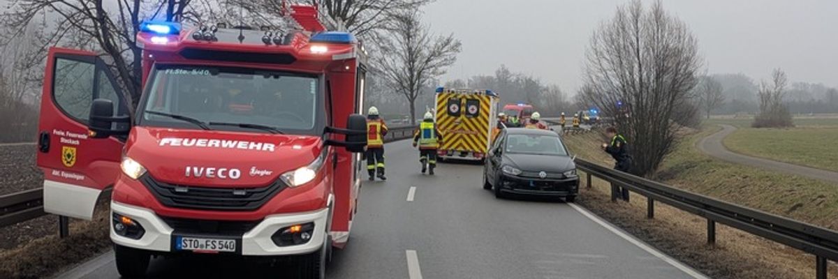 FW Stockach: Verkehrsunfall mit mehreren beteiligten Fahrzeugen