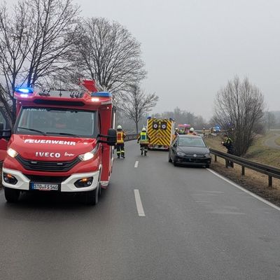 FW Stockach: Verkehrsunfall mit mehreren beteiligten Fahrzeugen