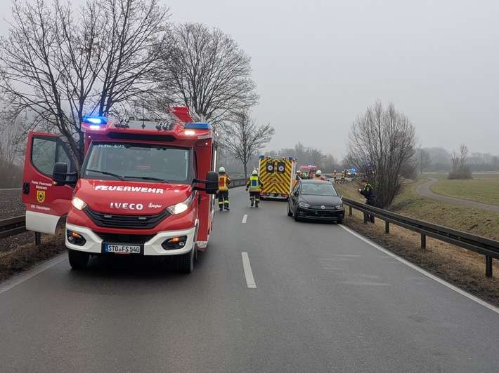 FW Stockach: Verkehrsunfall mit mehreren beteiligten Fahrzeugen