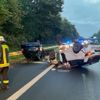 FW-DO: Verkehrsunfall auf der A42 - Zwei Fahrzeuge überschlagen, zwei Personen verletzt