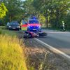 FW-OLL: Verkehrsunfall mit Motorrad und Trecker in Altmoorhausen - Motorradfahrer verletzt