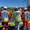 FW-BN: Verkehrsunfall auf der A 59 - acht verletzte Personen.