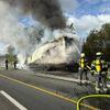 FW-WRN: LKW in Vollbrand auf der Autobahn 1