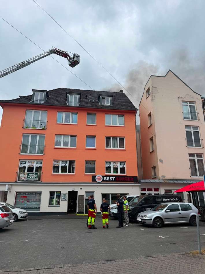 FW Hagen: Brand in Gastronomiebetrieb