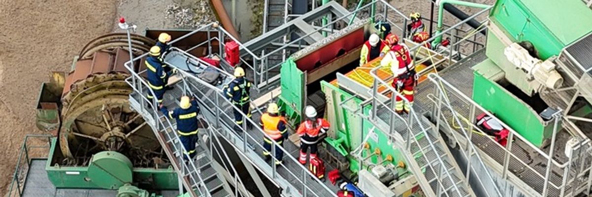 FW Dinslaken: Gemeinsam vorbereitet für den Ernstfall: Hilfsorganisationen üben den Katastrophenschutz
