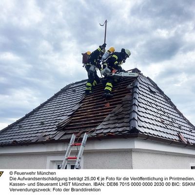 FW-M: Wochenendrückblick der Feuerwehr München (4. - 6. Juli 2025)