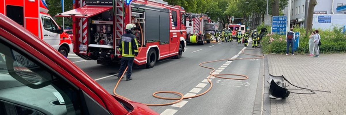 FW-BO: Schwerer Verkehrsunfall auf der Wittener Str.