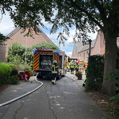 Feuerwehr Kalkar: Gebäudebrand