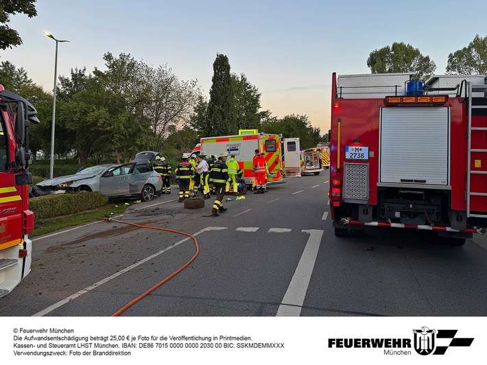 FW-M: Wochenendrückblick der Feuerwehr München für den 11. bis 13. September 2026