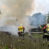 FW Überlingen: Landwirtschaftliche Scheune auf dem Haldenhof (Überlingen) in Vollbrand / Übergreifen der Flammen auf Gaststätte mit Fremdenzimmer verhindert / Keine Personen zu Schaden gekommen