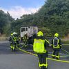 FW-EN: Lkw-Zugmaschine auf der A1 in Vollbrand - Fahrer verhindert Schlimmeres