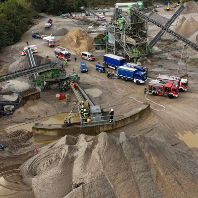 FW Dinslaken: Gemeinsam vorbereitet für den Ernstfall: Hilfsorganisationen üben den Katastrophenschutz