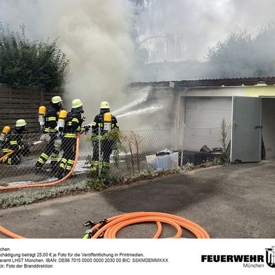 FW-M: Wochenendrückblick der Feuerwehr München für den 28. bis 30. August 2026