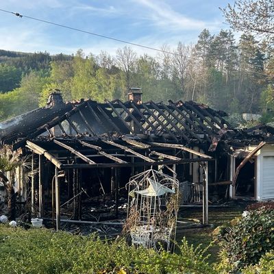 FW-OE: Dachstuhlbrand in Meggen