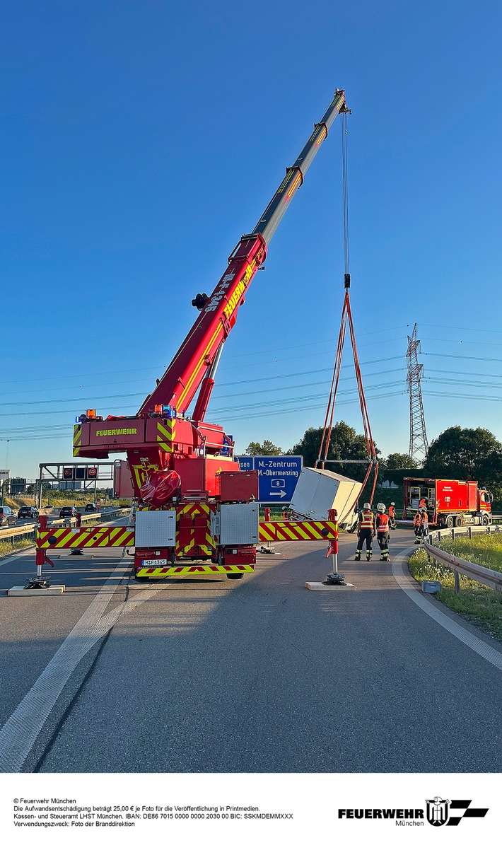 FW-M: Schweres Heben nach Unfall (Langwied)