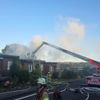 FW-RS: Dachstuhlbrand am Falkenberg fordert umfangreichen Feuerwehreinsatz